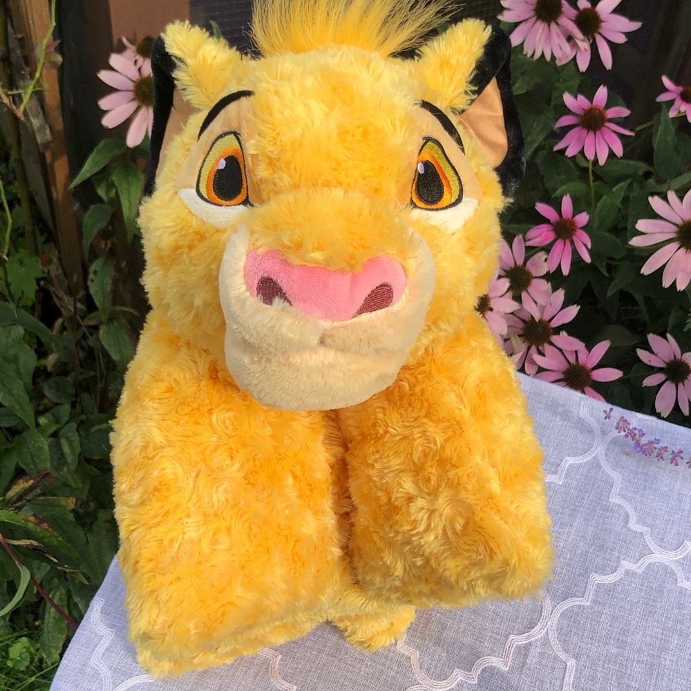 DISNEY Lion King extra large TV travel pillow & or stuffed plush toy